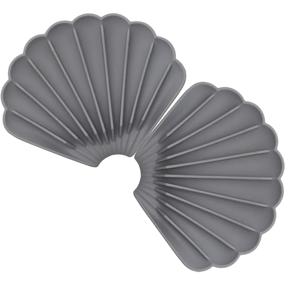 

2 Pcs Soap Holder Hollow Out Bathroom Soap Dish Bathroom Tray Shower Self Draining Dishes Case Bar Container