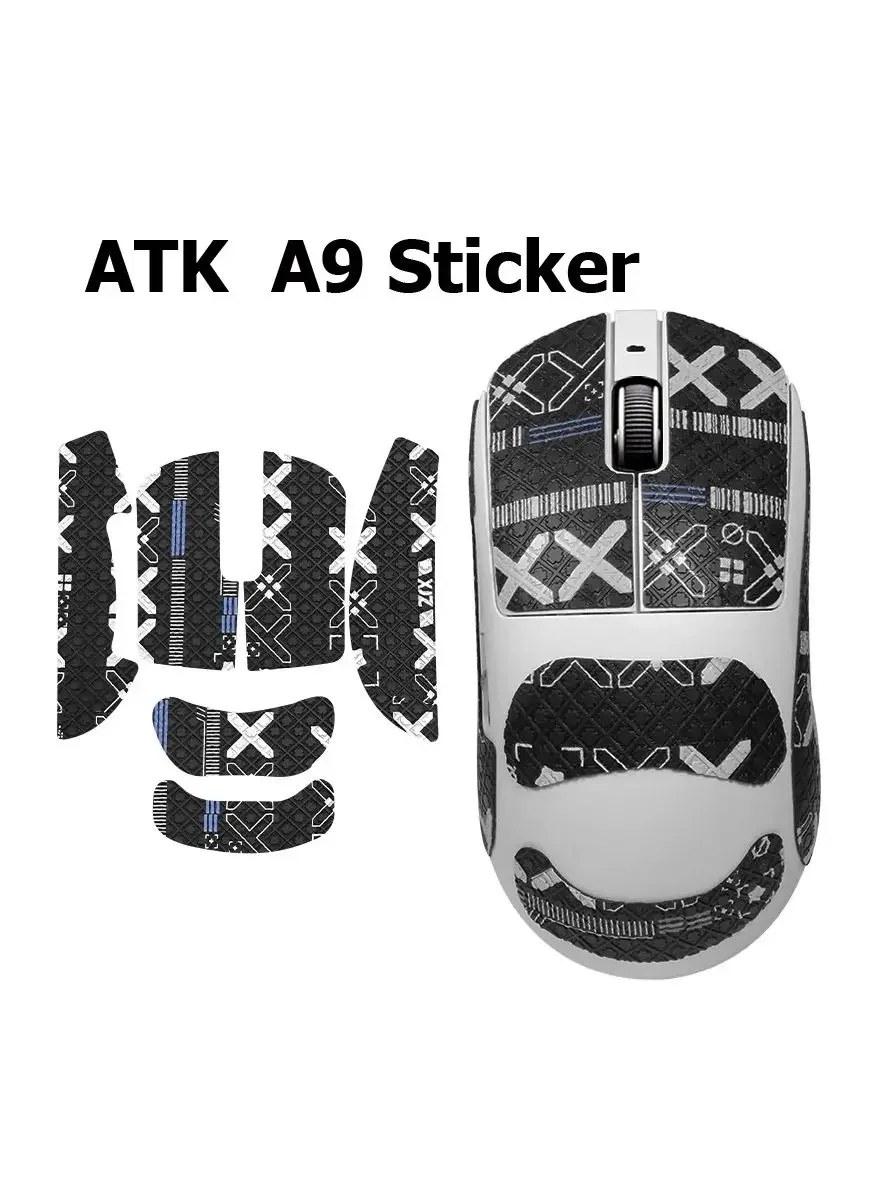 VXE R1/ATK X1 /ATK A9 Maus-Aufkleber, Griffband, handgefertigter Aufkleber, rutschfest, schweißabsorbierend, für VXE R1/ATK X1 /ATK A9 kabellose Maus – Detail 12
