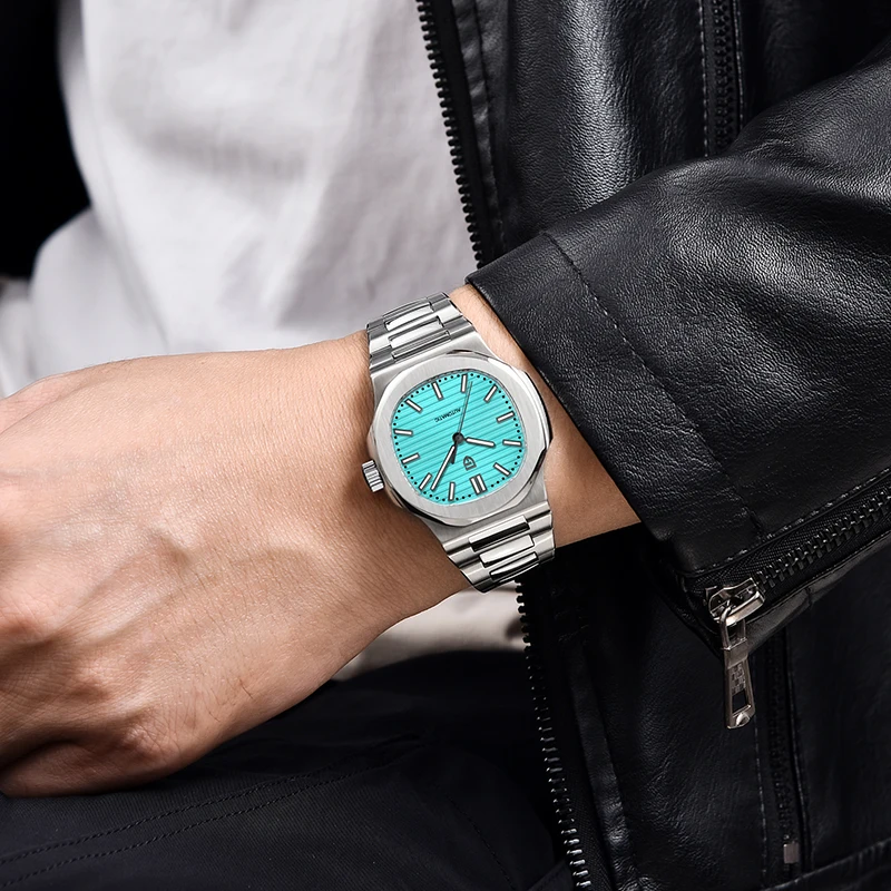 PAGANI DESIGN Mechanical Automatic Mens Watches Sapphire Bracelet Waterproof Accessories Stainless Steel Relogio Masculino 2024