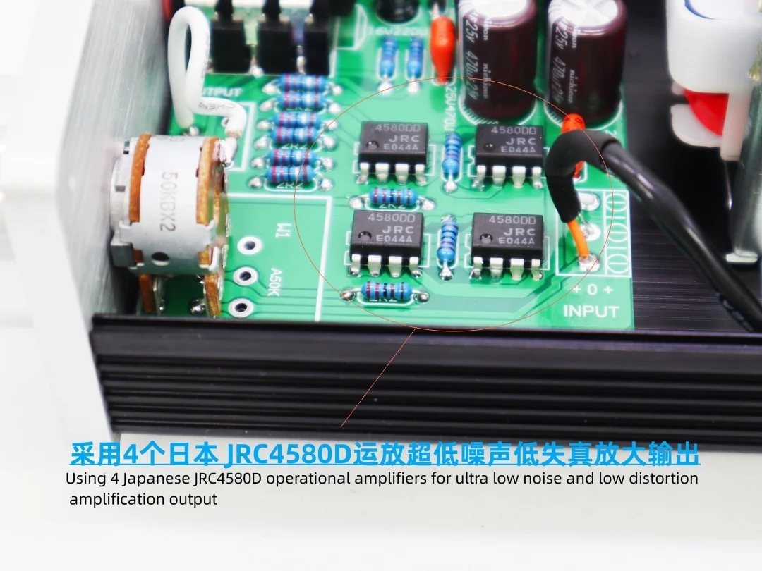 TIANCOOLKEI RJ-PRO2 amplificador de fone de ouvido de nível de monitor Edição Profissional amplificador de baixa distorção de ruído ultra baixo