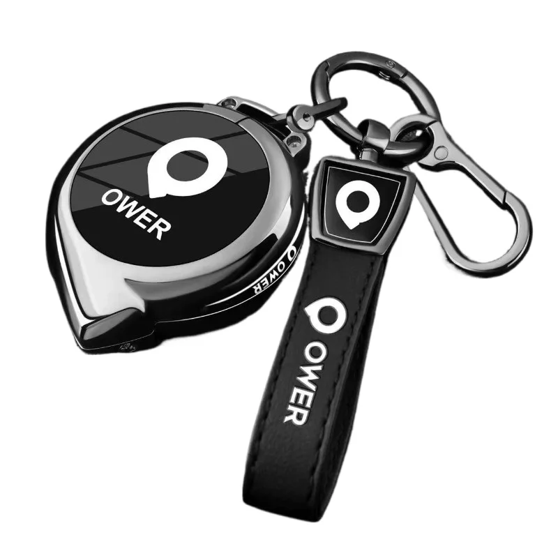 

Zinc Alloy Car Key Case Cover Chain Shell Protector Fob Holder for Great Wall Shanhai Pao POER Hi4-T Pickup Accessories