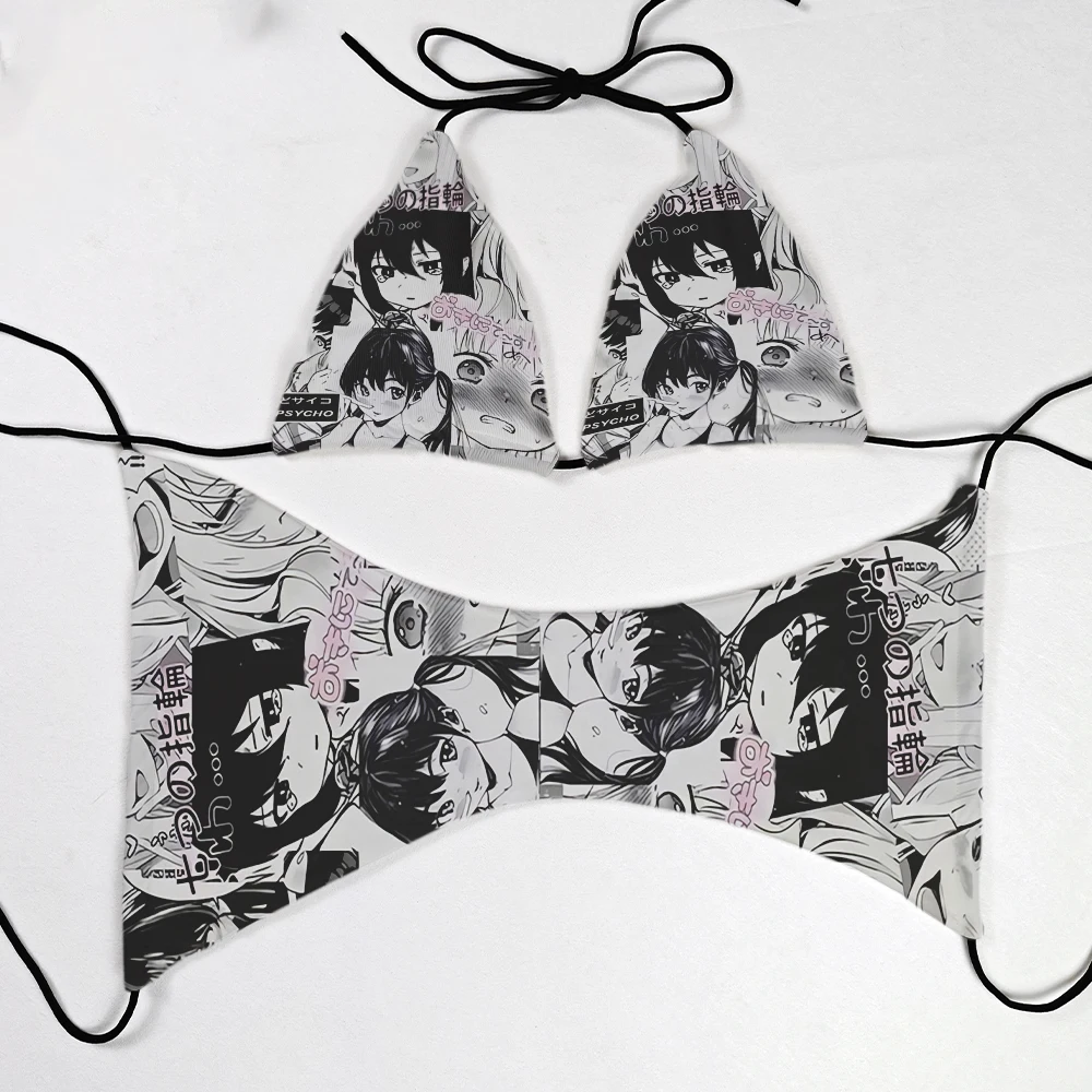 New anime bikini suit Japanese trend two-dimensional sexy beachwear cruise ship travel vacation leisure cosplay