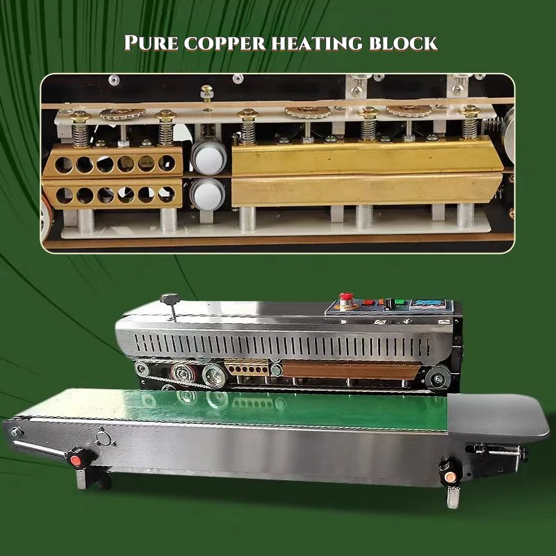 Automatic Commercial Sealing Machine With Date Plastic Film Sealing Machine Horizontal Packaging Sealing Machine
