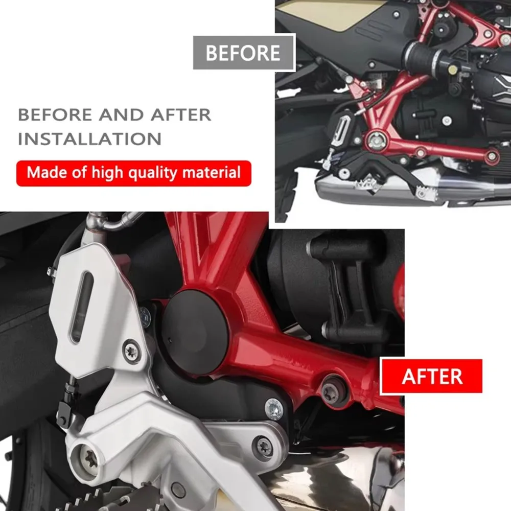 【AC77 Top !! 】Motorcycle Rider Footpeg Lowering Kit Foot Peg Lowering Brackets For BMW R12 G/S R12G/S R12GS 2025-2026