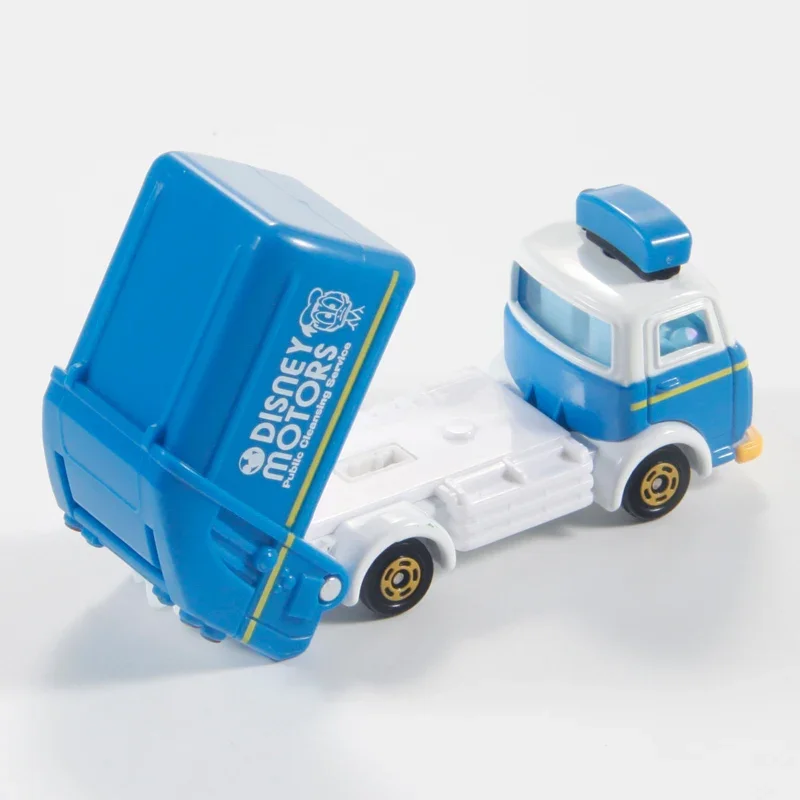 Takara Tomie Disney Donald Eend Sla Vuilnisschoonmaak Auto Diecast Legering Model, Kinderen Collectie Stukken, Geschenken Voor Vrienden.