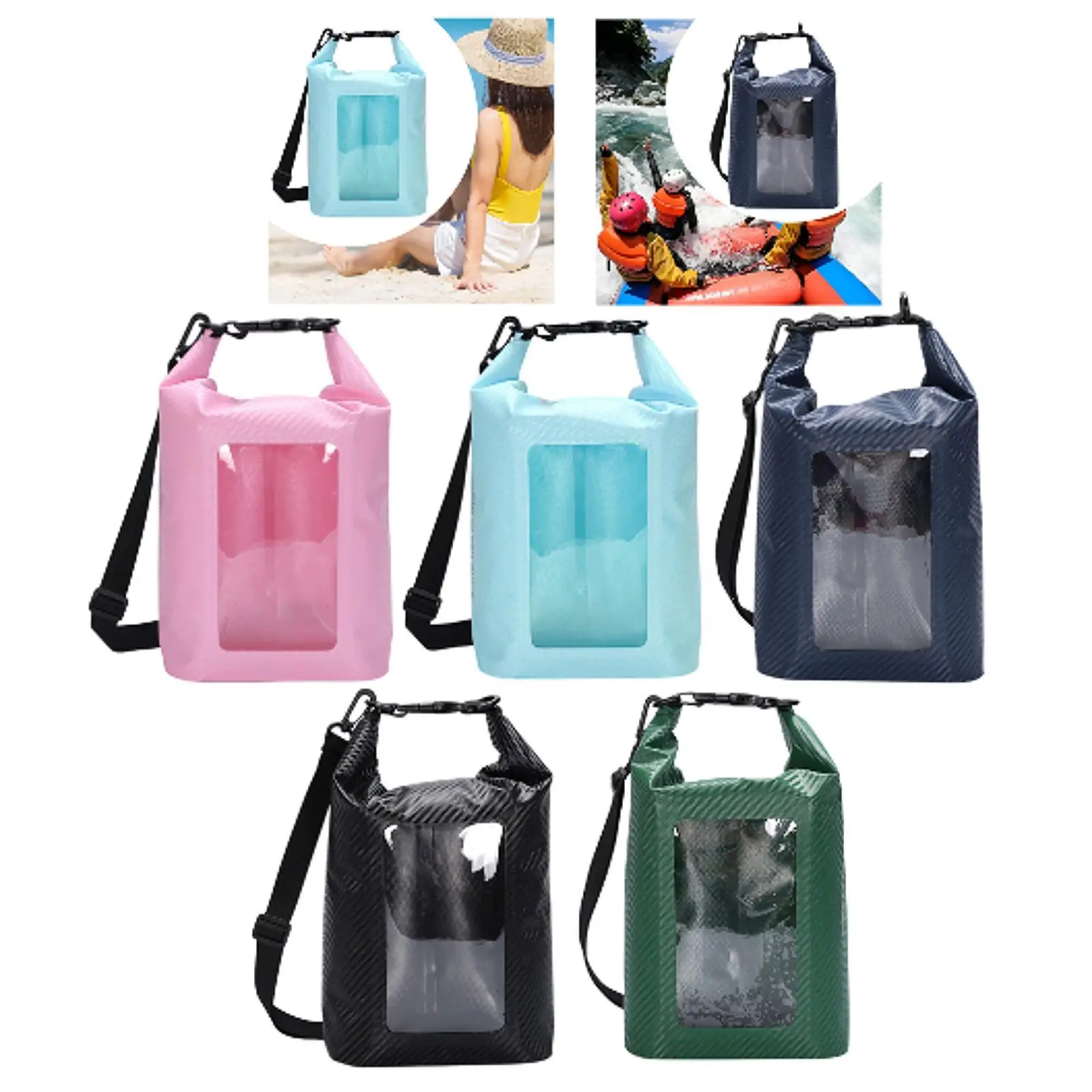 

Dry Bag 5L Keeps Gear Dry Waterproof Phone Case for Fishing Surfing Rafting