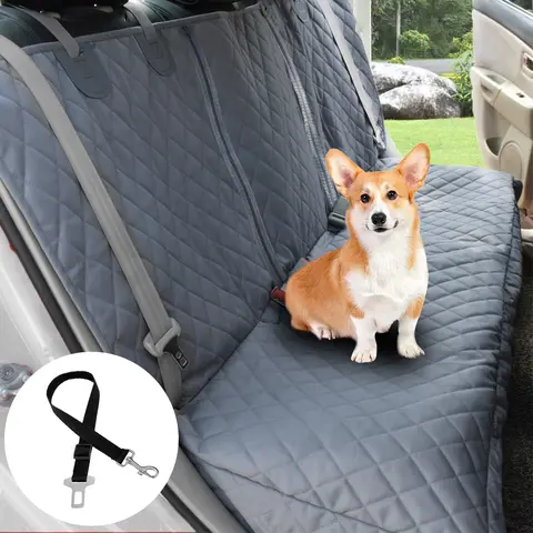 Waterproof Pet Car Seat Cover for Large Dogs PETRAVEL