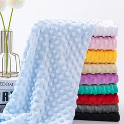160x50cm/160x100cm Soft Bean Velvet Short Plush Fabric For Plush Dolls, Baby Blankets Bedding Handmade DIY Sewing Fabrics TJ7286
