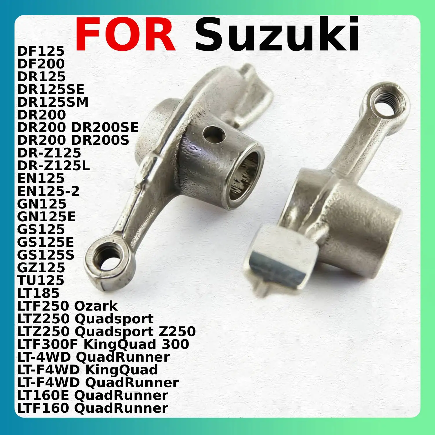 

Motorcycle Rocker Arm For Suzuki LT185 LTF250 Ozark LTZ250 Quadsport Z250 LTF300F KingQuad LT-4WD LT-F4WD QuadRunner 12850-24400