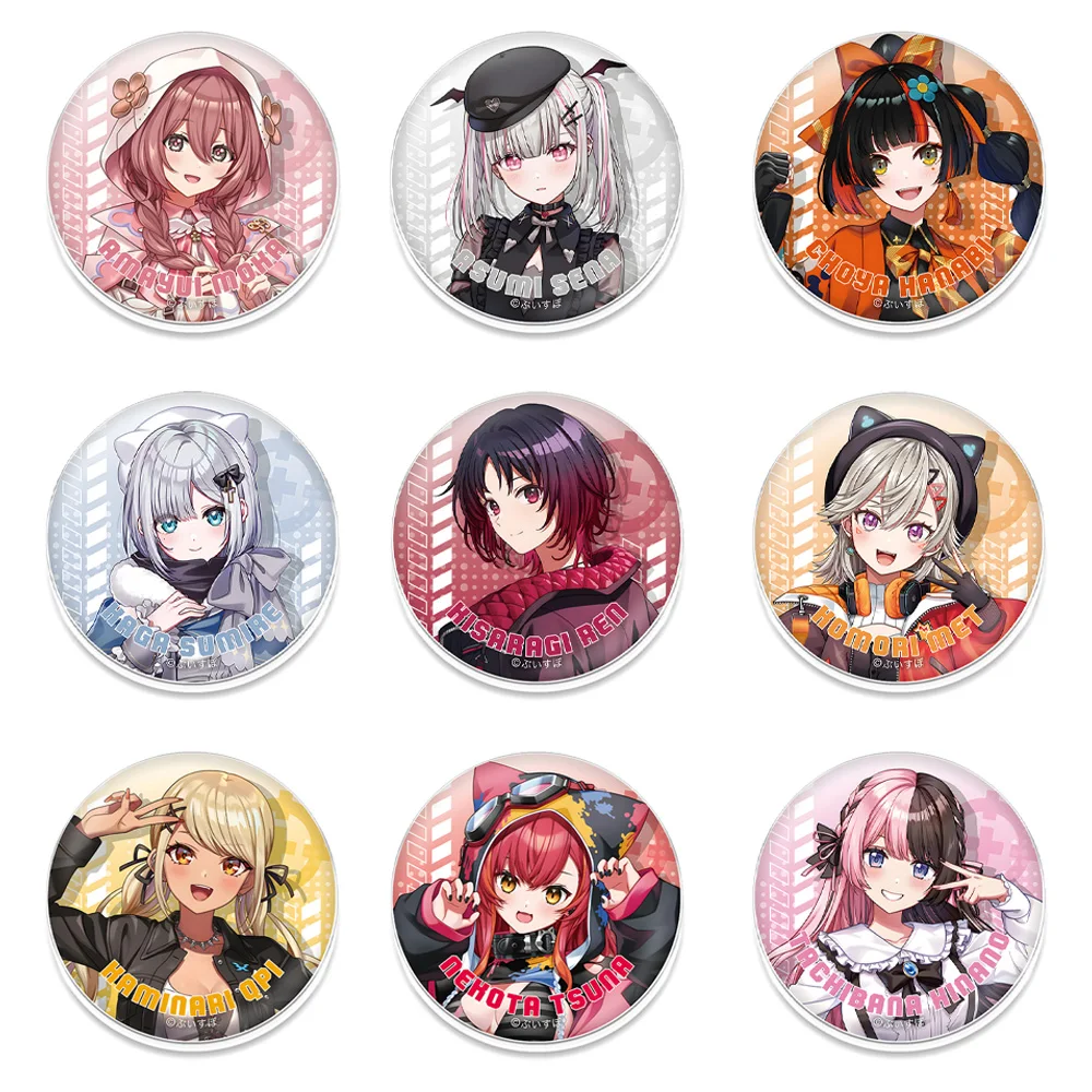 NUEVO VTuber VSPO Tosaki Mimi Kogara Toto Ichinose Uruha Kurumi Noah Yakumo Beni Tachibana Hinano posavasos acrílicos resistentes al calor