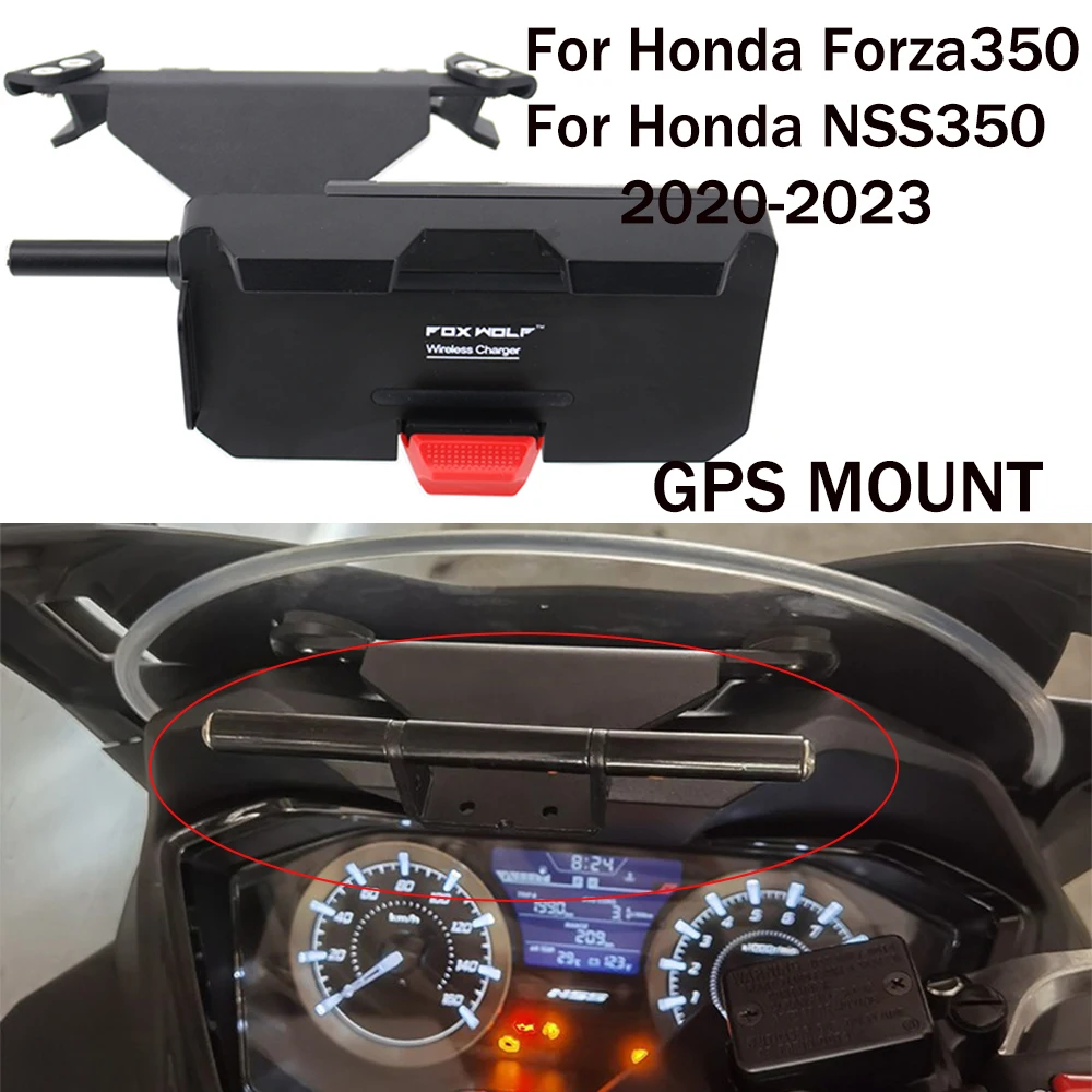 For Honda Forza350 2020 2021 2022 Phone Holder NSS350 Stand Holder Smartphone Phone Holder Stand GPS Navigator Plate Bracket