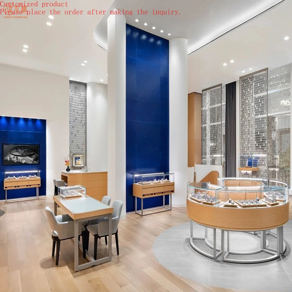 

Professional Watch Showcase Manufacturer Custom Jewelry Decoration Store Display Furniture Design Factory Price