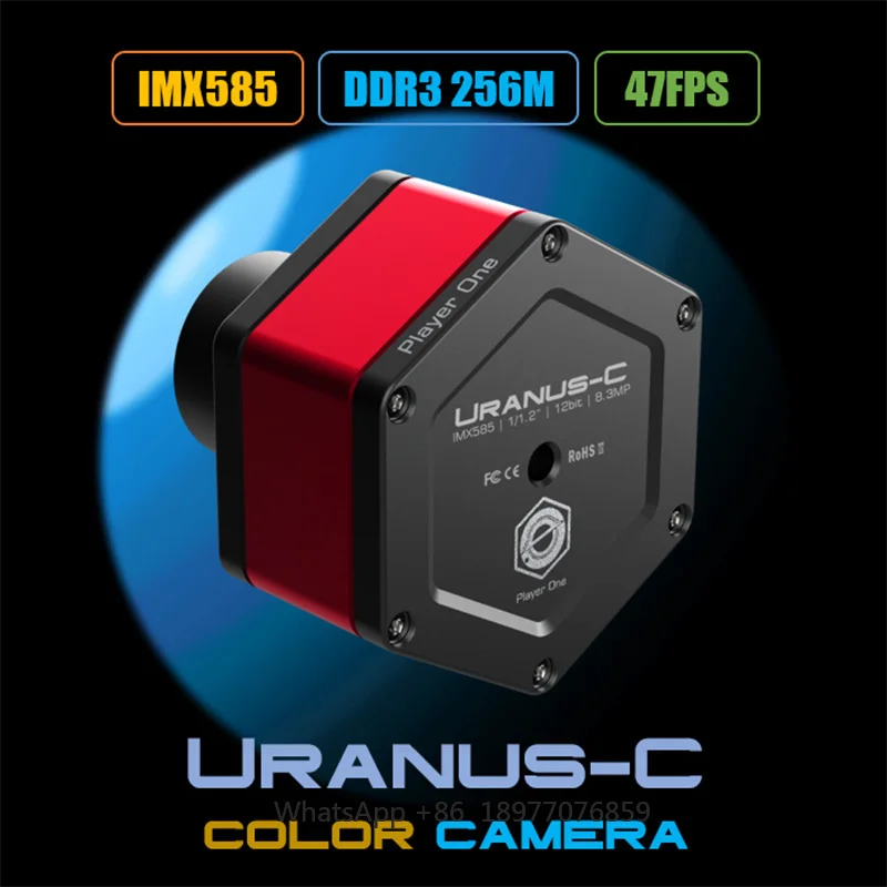 Player One Uranus-C USB3.0 Color Camera IMX585 Focus On Planet Series Imaging Astrophotography Accessories CMOS Playerone