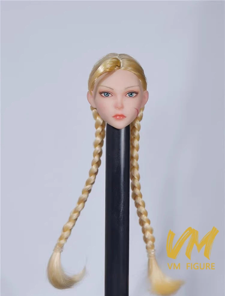 In Stock FG081 Fire Girl Toy 1/6 Video Game Girl Head Sculpt Carving Model Fit 12'' Female Pale Soldier Action Figure Body Doll