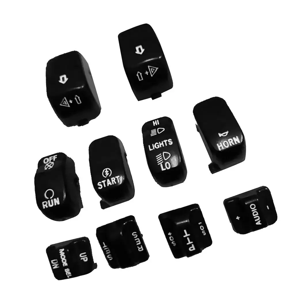ABS Control Switch Housing Buttons Upgrade Kit Motorcycle Switch Set for Harley Touring Models 1996-2013