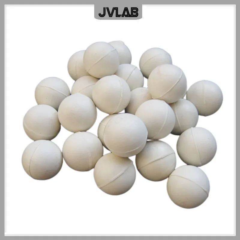 Rubber Balls for Sieves White Solid Rubber Ball Bouncy Ball for Cleaning Sieve Screen 10 20 25 30 3 40 45 50 mm 50 PCS