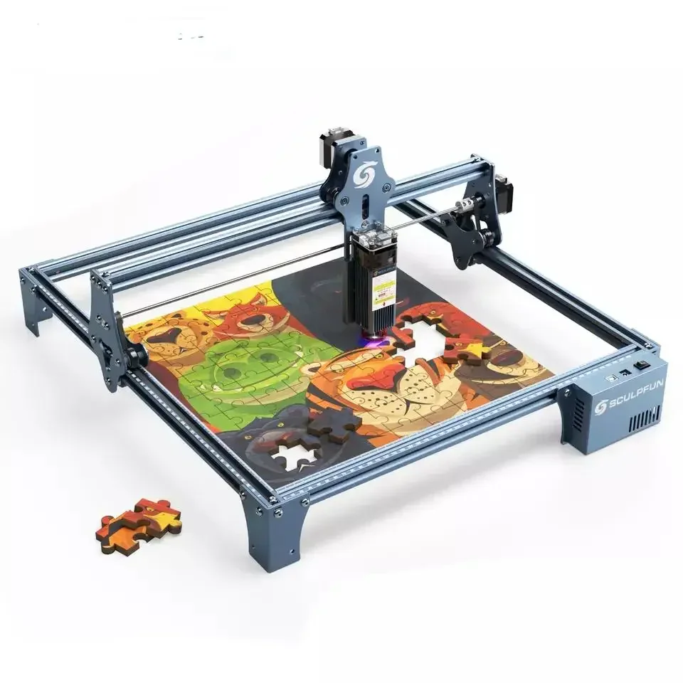 

Sculpfun S10 -10W laser cutter mobile phone tempered glass screen protector cutting machine