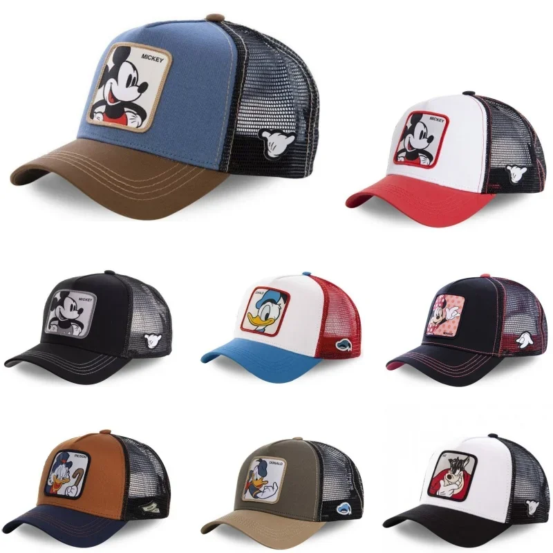 High Quality Hot Sale Brand Anime Cartoon Snapback Cotton Baseball Cap Men Women Hip Hop Dad Mesh Hat Trucker Hat Dropshipping