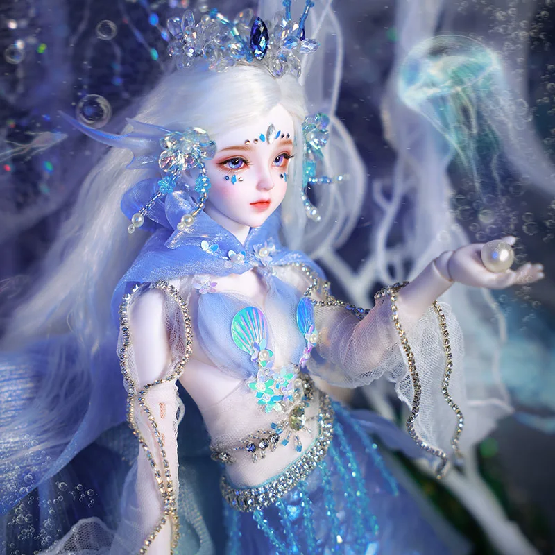 Fantasy Angel 1/4ไซเรน Mermaid ตุ๊กตา52ซม.ปลา BJD ของเล่นเรซิ่น FullSet DD MDD Msd Ball Jointed ตุ๊กตาอะนิเมะ Ball Jointed ตุ๊กตา