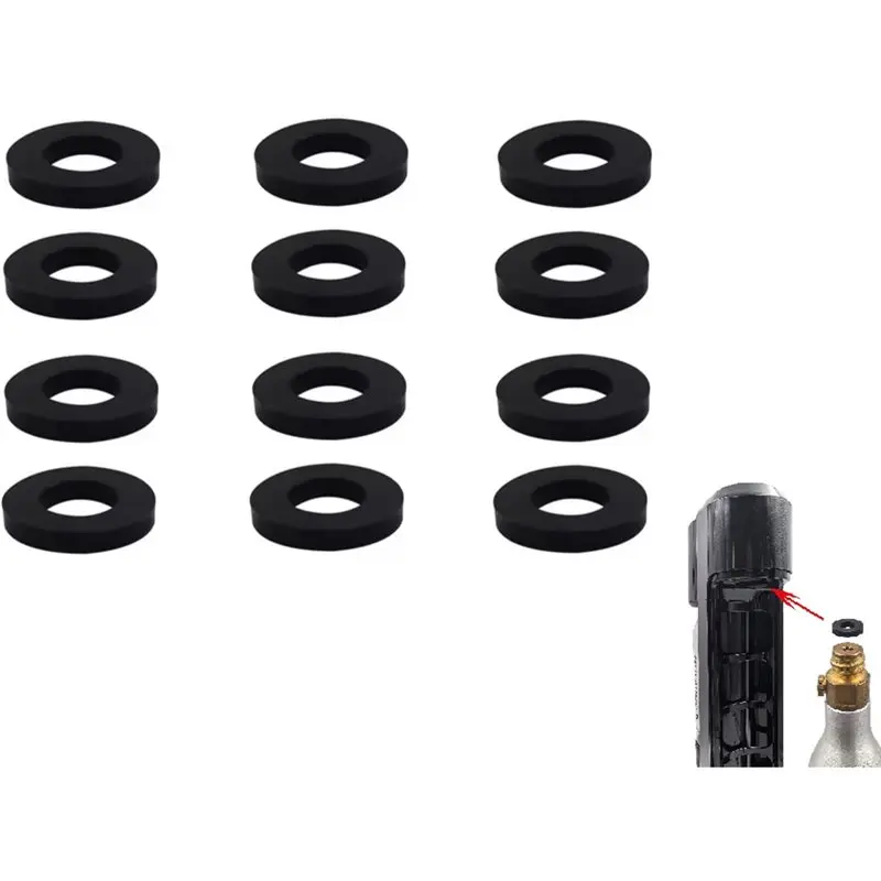 AT53 Silicone Sealing Gasket Washer 12-Pack For Sparkling Water Dispenser Mater Soda Streaming Machine For TR21-4 Connector
