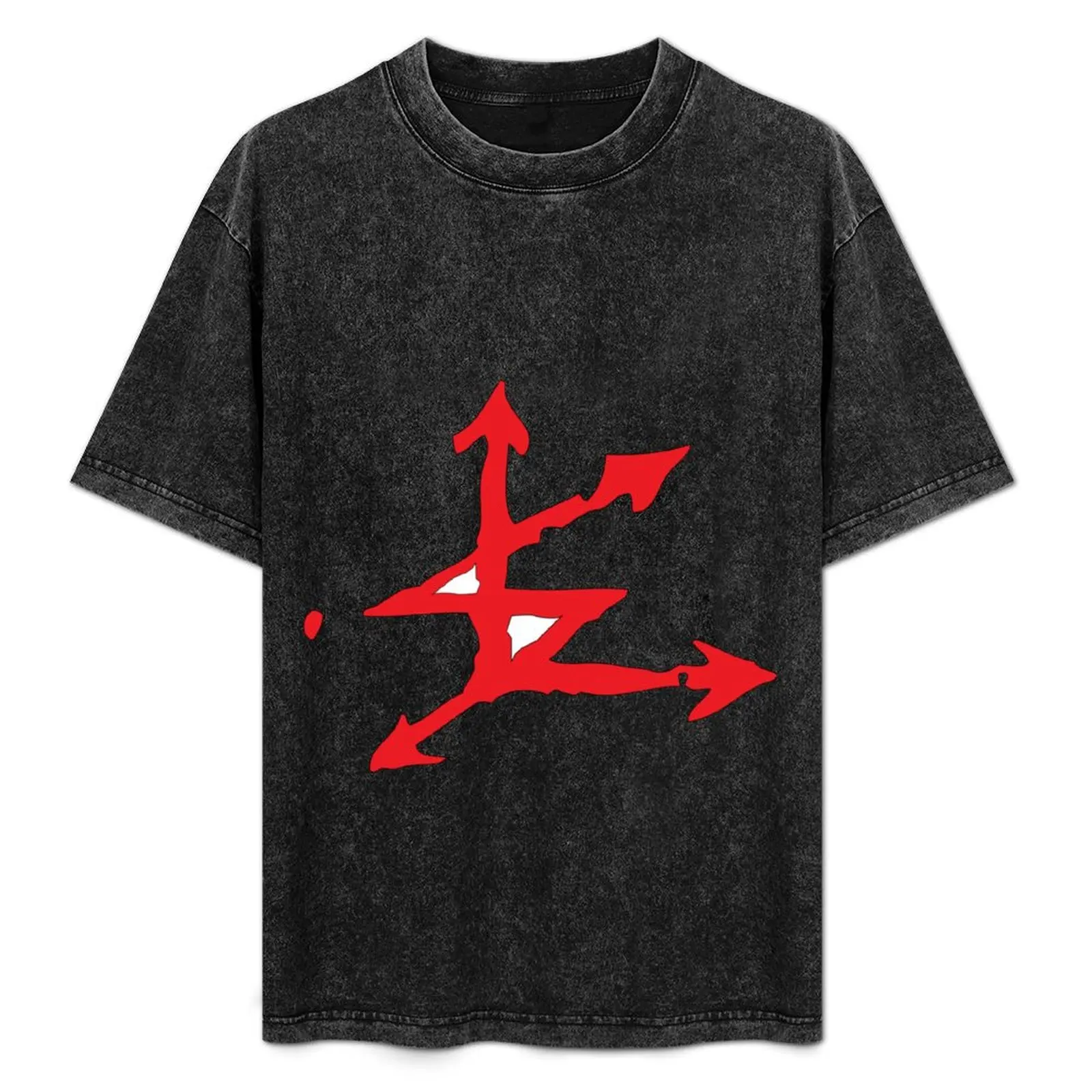 Linking Sigil - Red T-Shirt Work Wear Simple Tee Shirt