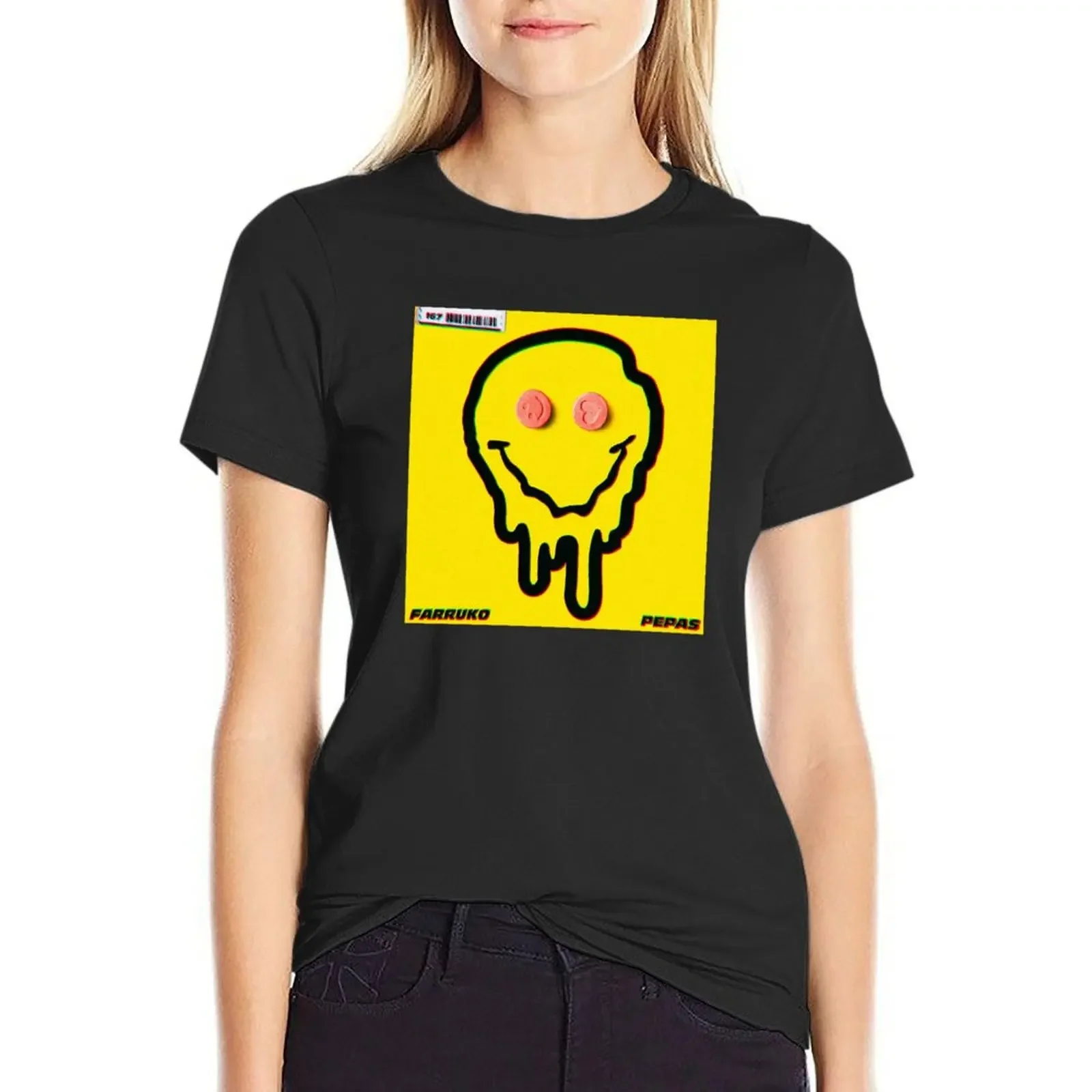 

Pepas by Farruko T-Shirt sweat vintage clothes summer tops kawaii clothes t-shirt dress for Women plus size