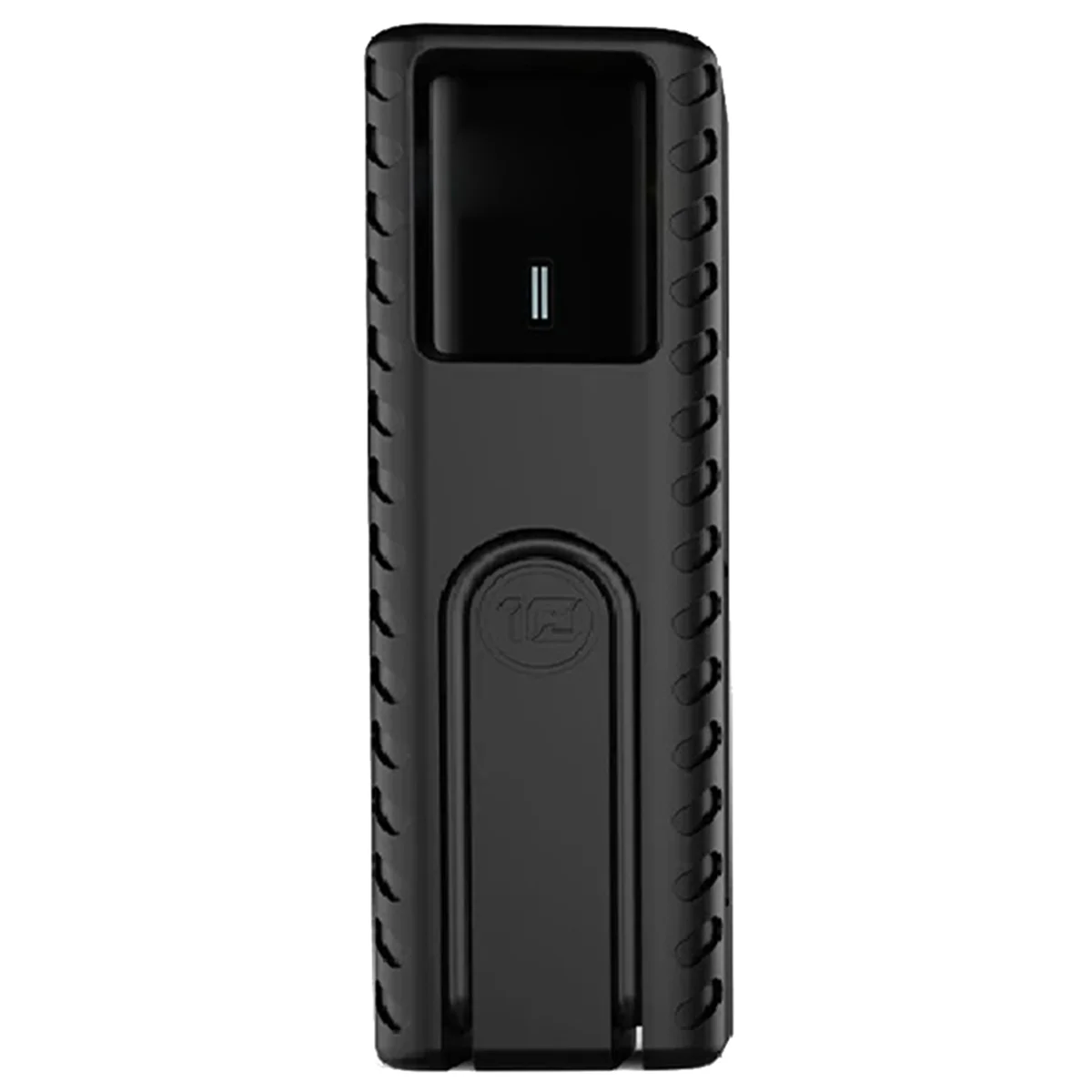 حافظة من السيليكون RISE لهاتف CUKTECH 10 Power Bank مع غطاء حماية للسفر ومضاد للصدمات ومضاد للانزلاق باللون الأسود