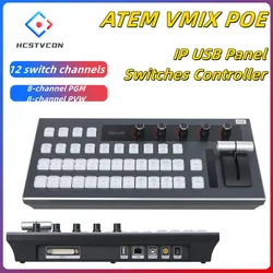 Commutateur de panneau ATEM vMix, contrôleur USB IP, commutateur de centre commercial vidéo, BlackReservations, Atem Brodcast Equipment for Large Meeting Conference