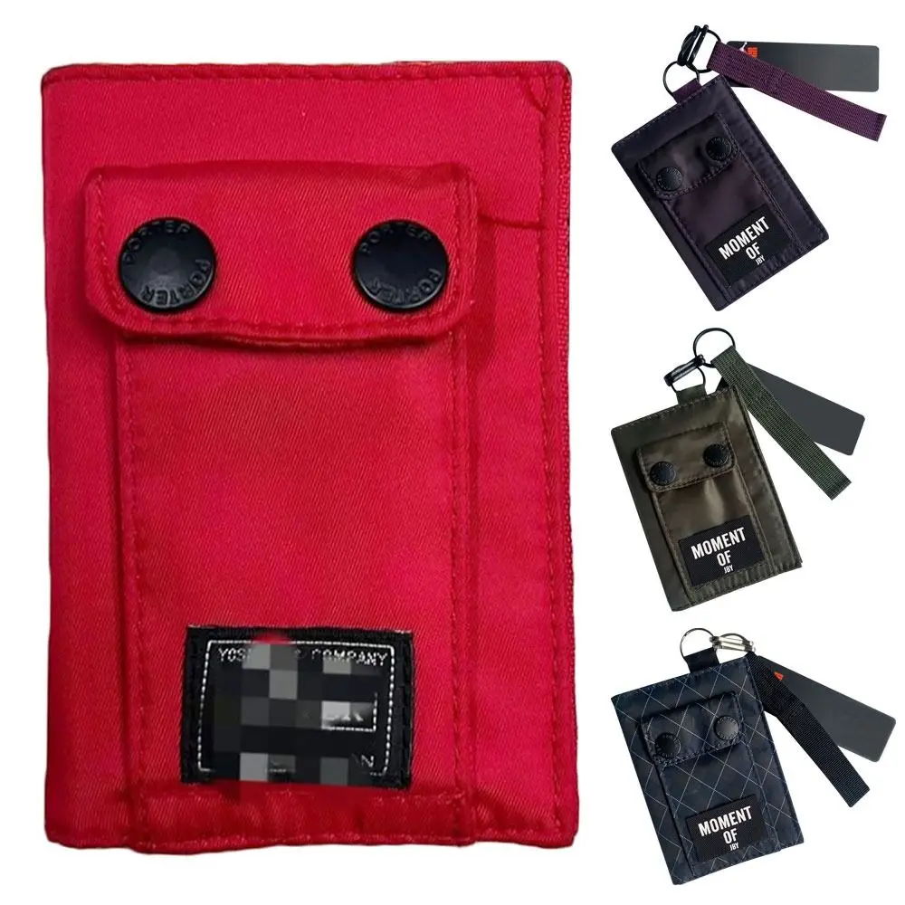 

Fashion Nylon Men's Purse Simple Portable Short Wallet Multi-slot Lightweight Change Purse