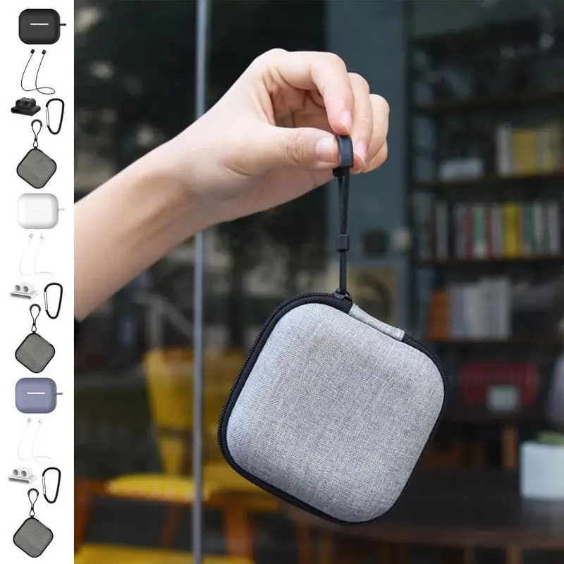 Bộ 5 Ốp Lưng Dẻo Silicon Dành Cho Tai Nghe Apple Airpods Pro 2 Ốp Lưng Tai Nghe Nhét Tai Túi Chống Mất Dây Dành Cho Apple Watch 2022 Không Dây tai Nghe Chụp Tai Phụ Kiện