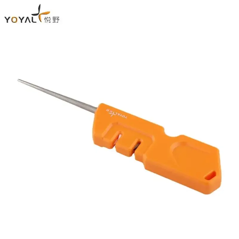 Portable Knife Sharpeners Stainless Steel Folding Knife Sharpening for Outdoor Pocket Knives Equipment Yoyal TY1055