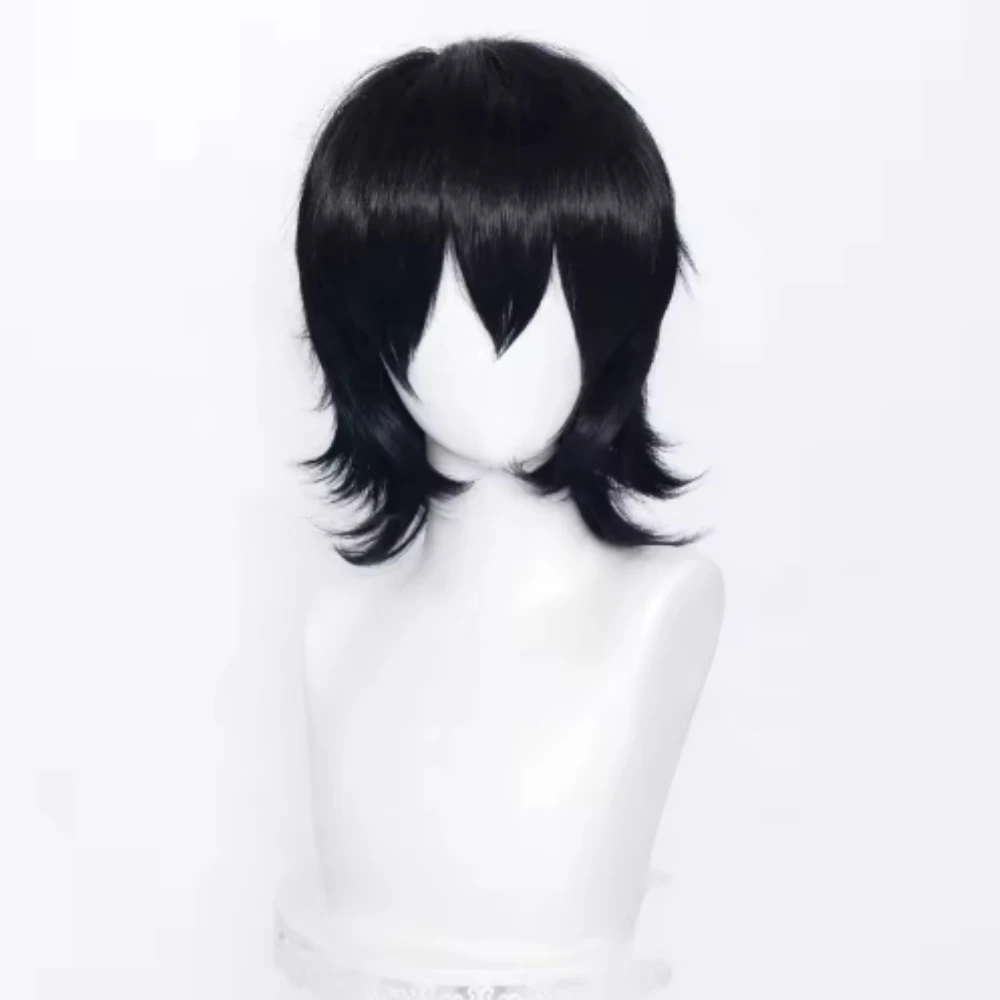 Short multi-color unise-friendly straight wig for Cosplay synthetic anime Halloween party artificial fiber heat-resistant wig