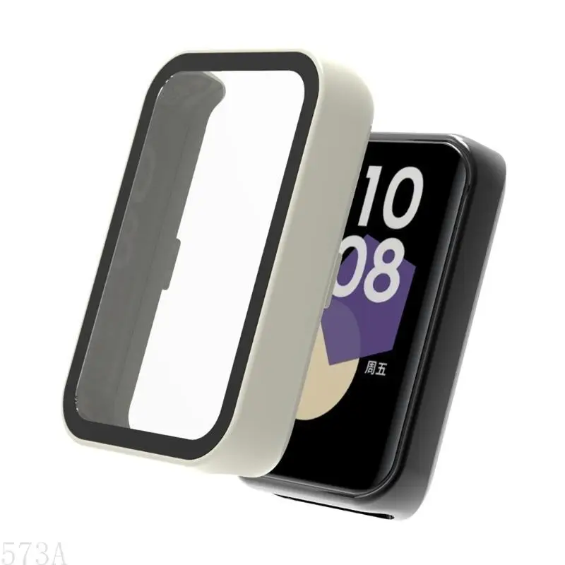 573A Reloj Case protección carcasa con película Protector pantalla adecuada para banda 9