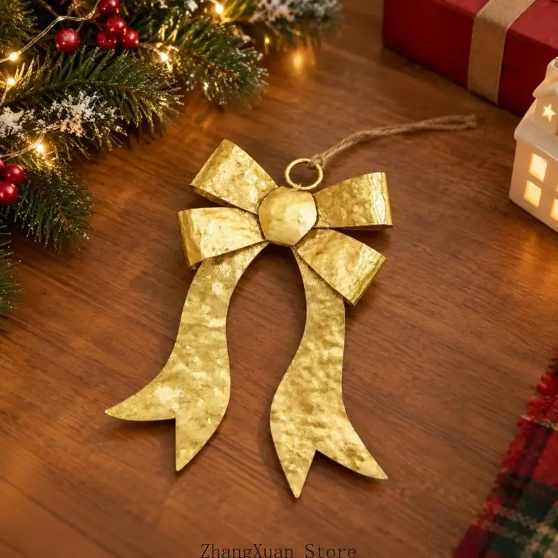 Montagefreie Weihnachts-Schleifenverzierung für den Weihnachtsbaum Innenbereich, 3 x – Detail 9