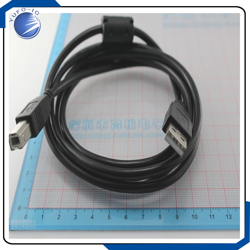 1pcs  High quality printer with shielding  cable wire  high speed USB2.0 square square  cable wire  B USB  cable wire