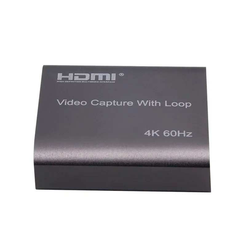 4K60ビデオキャプチャカード、1080Pキャプチャカード、ライブストリーミング用録画ボックス、ポータブルHDからUSB 3.0スクリーンレコーダー