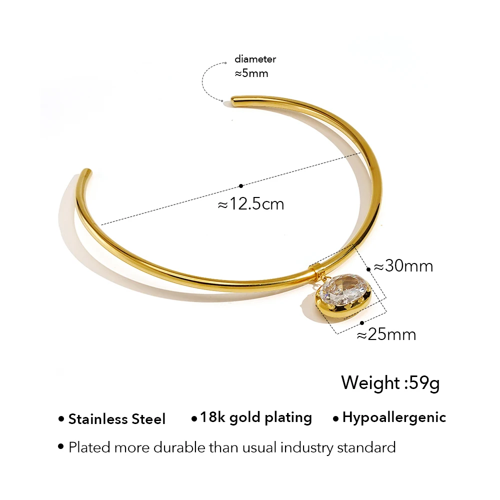 Thumbnail 2 - #46 Trending Crystal Pendant Necklaces Right Now