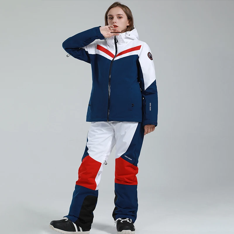 

Ski Suit Winter Outdoor Warm Snowboard Wear Windproof Waterproof 2025 Skiing Jackets Pants Woman Snowsuit Winter Ski Clothes Set