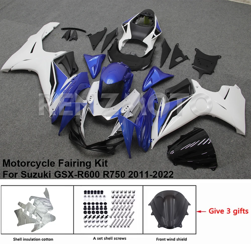 

Комплект для кузова мотоцикла, обтекатель для Suzuki GSX-R600 R750 2011-2022, высококачественный корпус из АБС-пластика