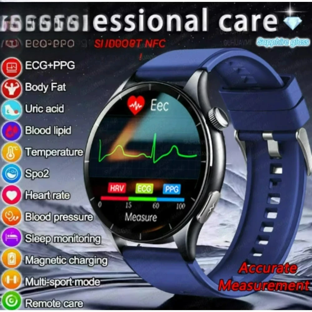 Global Version Xiaomi Watch S3 ECG+PPG Smartwatch Precise Uric Acid Blood Lipids Pressure Body Analysis Men BT Call NFC Watches