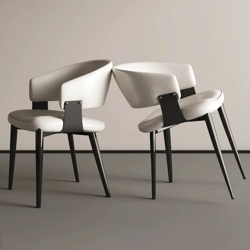 

Modern Accent Adults Relax Dining Chairs Kitchen Design Luxury Dining Room Ergonomic Chair Nordic Comfortable Lounge Furniture