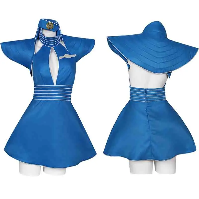 

Britney flight attendant uniform Halloween role-playing costume full set dress uniform party set