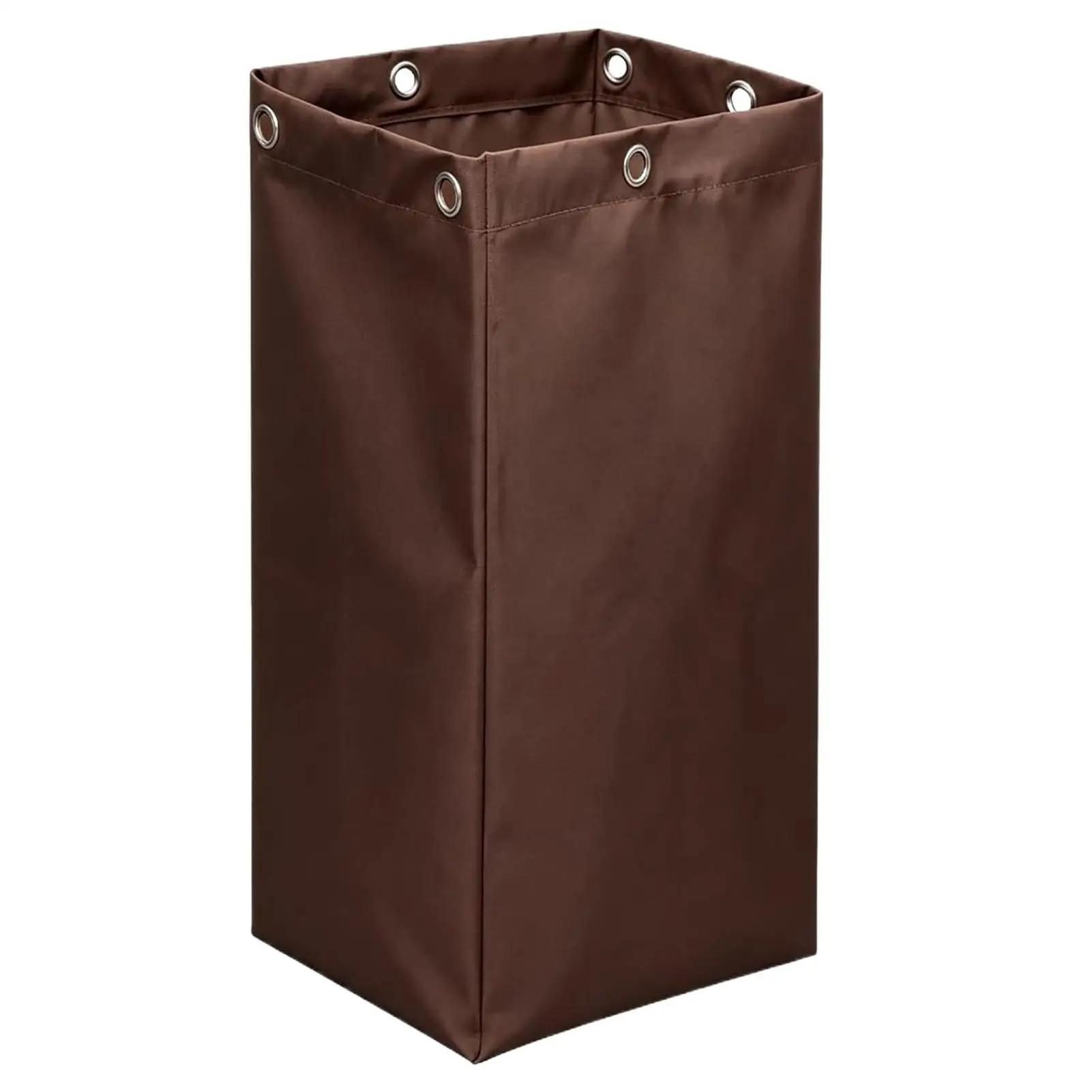 Trash Cart Bag 23 Gallons Trash Pouch Parts With 6 Brass Grommets Cleaning Cart Attachment For Hotel Home Indoor Outdoor