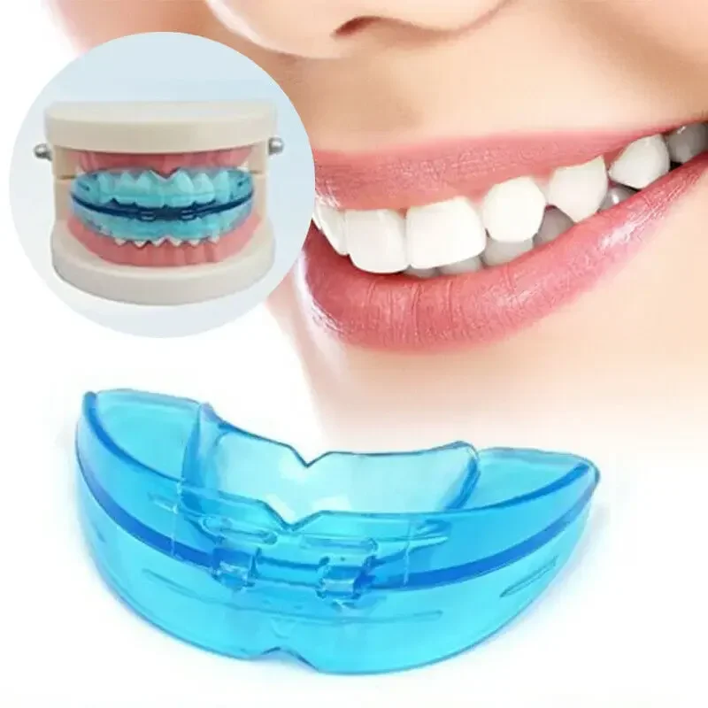 Premium Orthodontic Retainer Teeth Corrector, Blue with Clear Case for Dental Guard, for Night Sleep Teeth Grinding Protection