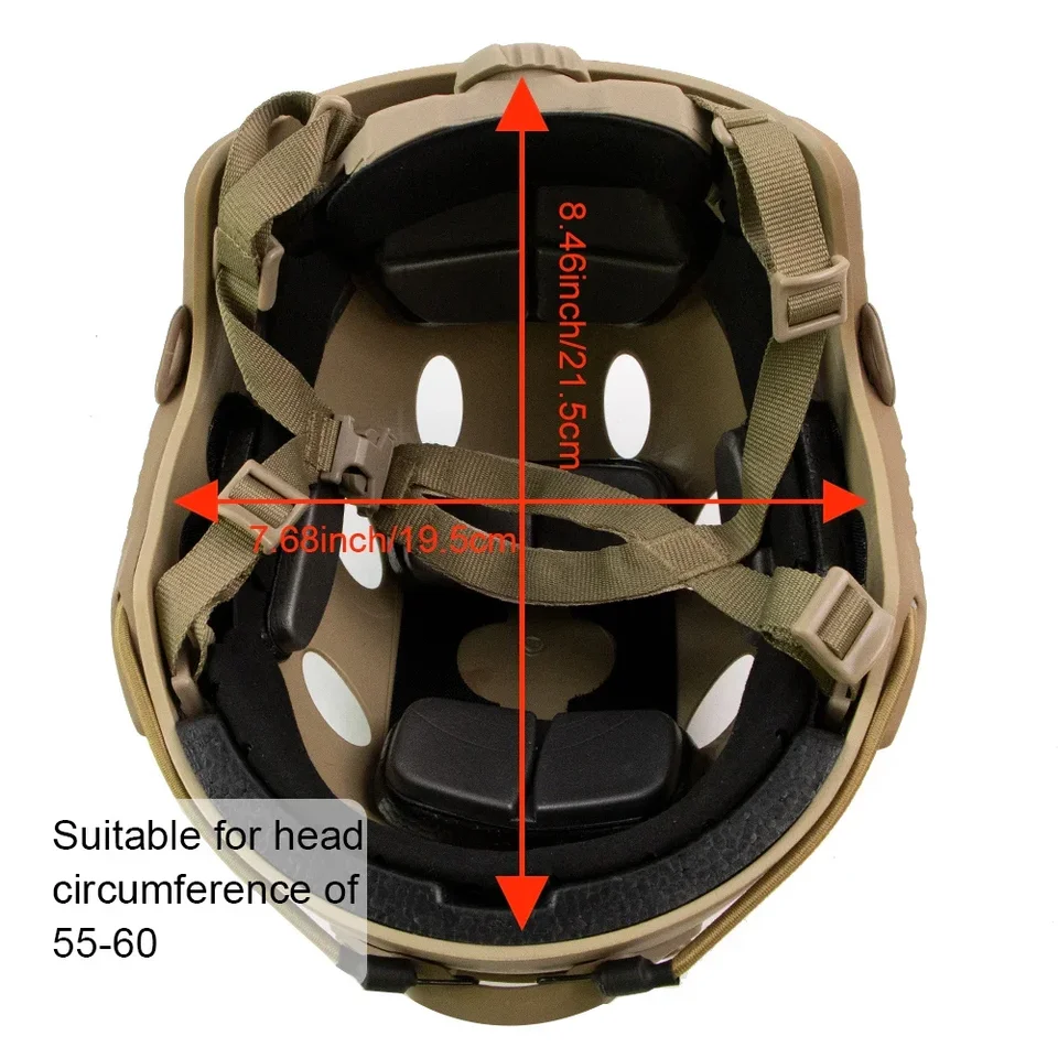 airsoft fast mt helmet wish ATAIRSOFT PJ Type Tactical Black Lightweight ABS with NVG Mount Side Rails for Paintball CS Hunting Outdoor Sports : Sports & Outdoors FMA Gunsight Mandible Tactical Airsoft