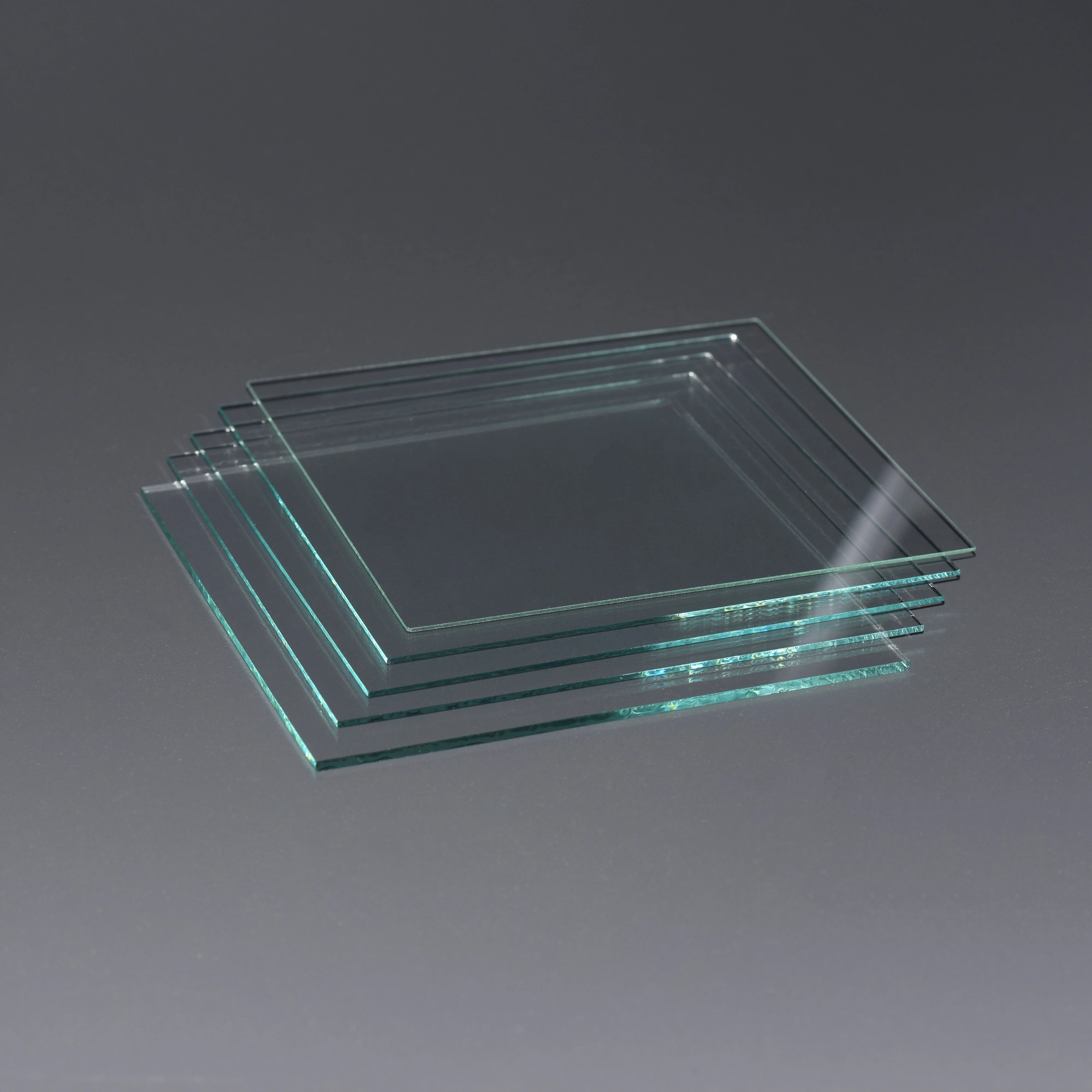 Clear Square Tempered Glass Sheets Plano Glass High Temperature Resistant Flat Glaa 50x50 100x100mm 150x150 Thickness 3/5mm 1pc