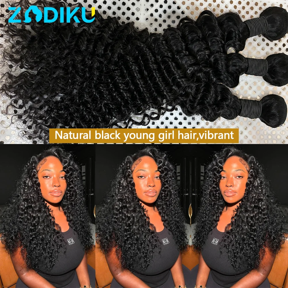 حزم موجة عميقة 100% الشعر البشري 30 بوصة البورمية حزم الشعر المجعد الشعر البشري الخام 1/3/4 قطعة 12A سميكة فضفاضة حزم موجة عميقة