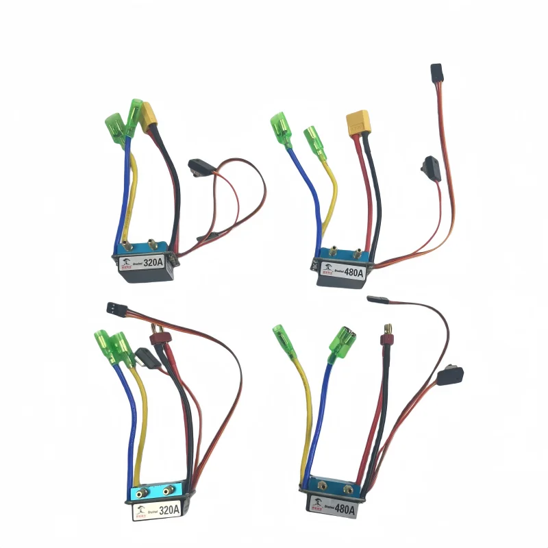 XT60/T-Stecker 320A 480A wassergekühlte elektrische Steuerbürste bidirektionale elektrische Steuerung für Überhitzung von Nestbooten