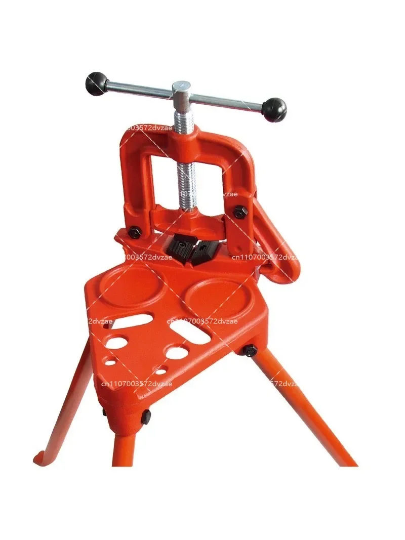 Steel Pipe Vise Gantry Clamp with Legs Bench Water Pipe Pressure Vise Industrial Clamp for Pipe Welding Inspection