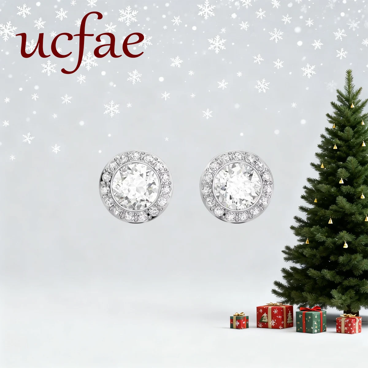 أنيقة وعصرية شعبية عيد الميلاد الساخن بيع المرأة حزب كل مباراة الماس والمجوهرات مجموعة الشحن المجاني #2